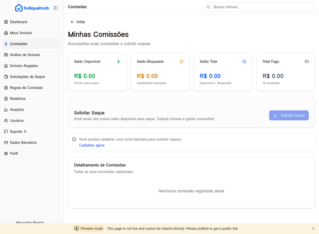 Gestão de Comissões